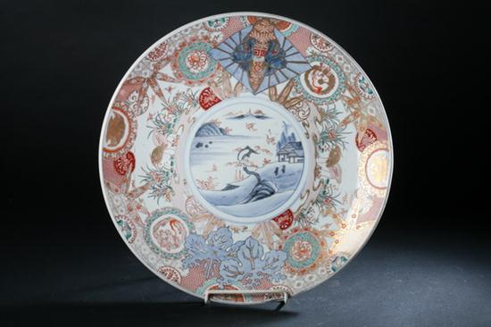 JAPANESE IMARI PORCELAIN DISH Meiji