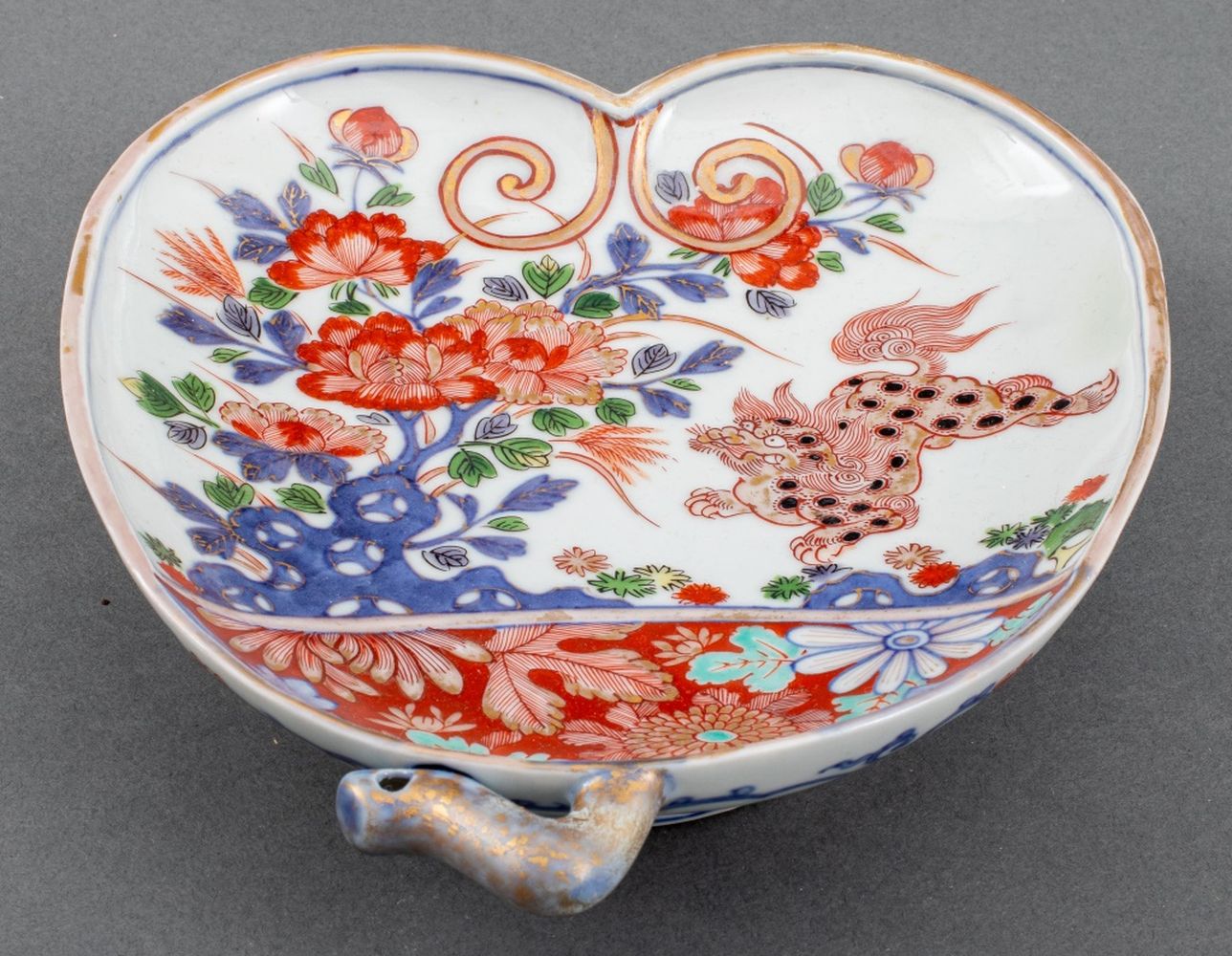 JAPANESE IMARI PORCELAIN FRUIT FORM