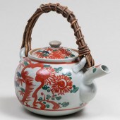 JAPANESE IMARI PORCELAIN TEAPO