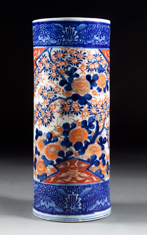 Japanese Imari porcelain umbrella