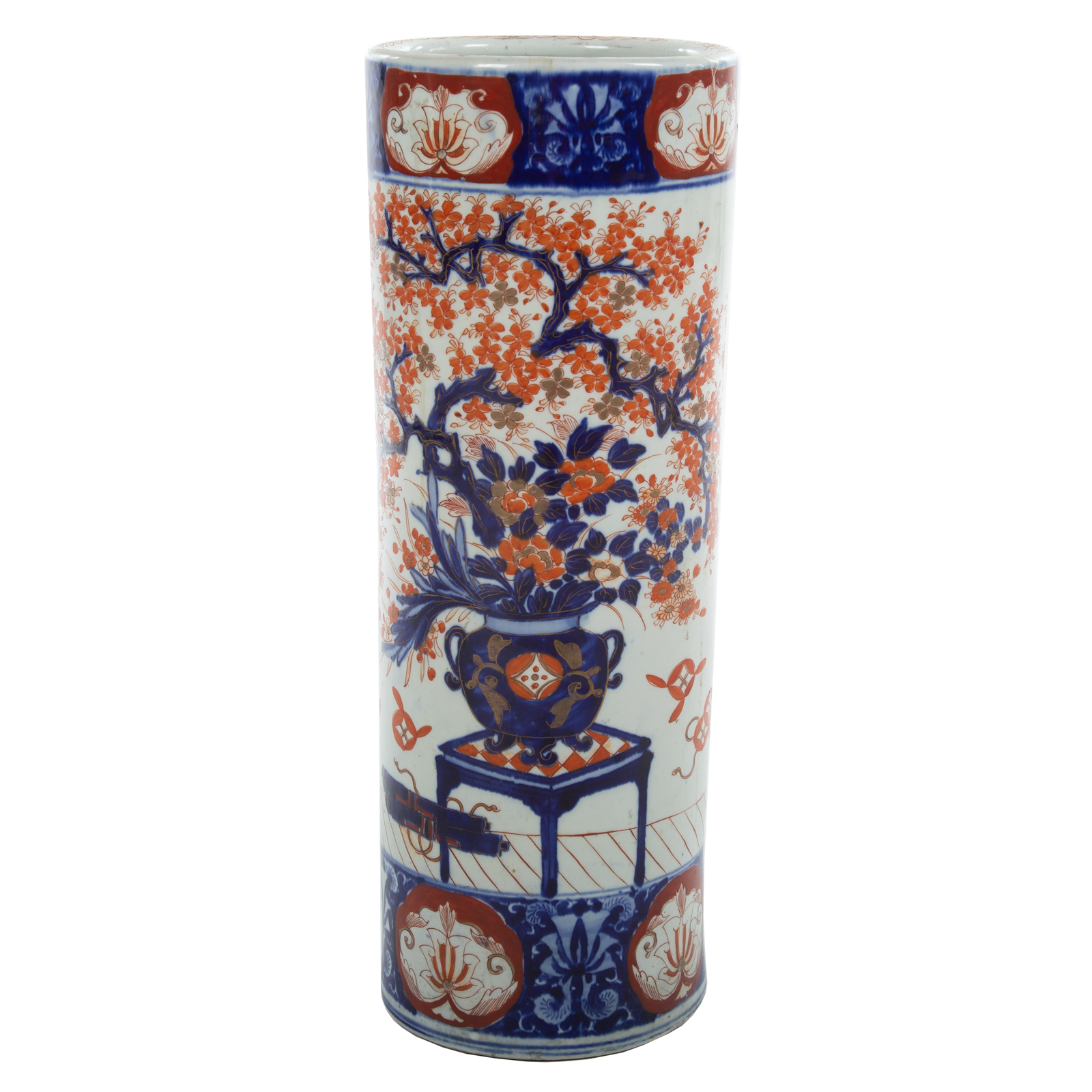 JAPANESE IMARI PORCELAIN UMBRELLA
