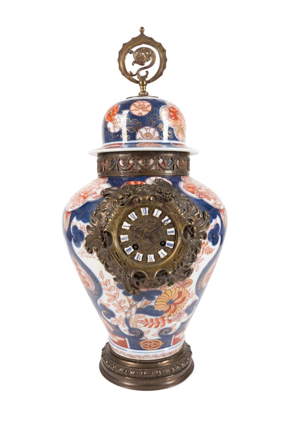 JAPANESE IMARI PORCELAIN URN