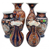 JAPANESE IMARI PORCELAIN VASES