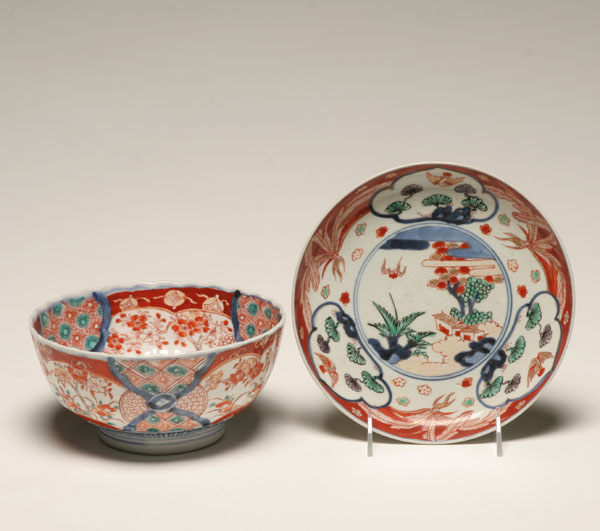Japanese imari table articles;