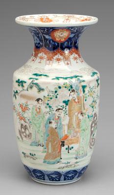 Japanese Imari vase, spade shape,