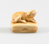JAPANESE IVORY NETSUKE BY NORI