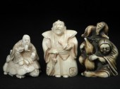 Japanese ivory netsuke group.