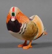 JAPANESE IVORY OKIMONO, DUCK,