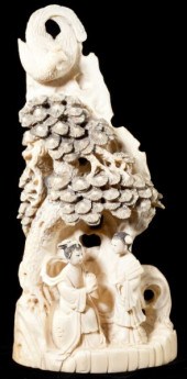 Japanese Ivory Sculptureunsign