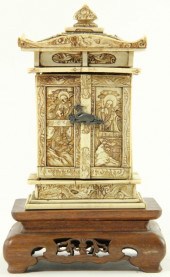 Japanese Ivory ShrineMeiji per