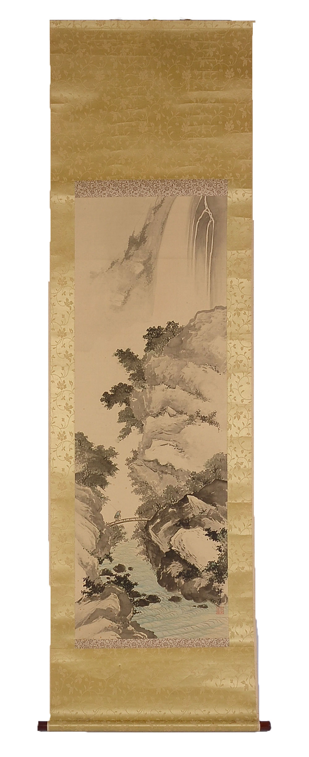 JAPANESE KAKEMONO SCROLL: Large