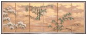 JAPANESE KANO SCHOOL SIX-PANEL