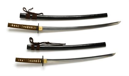 Japanese katana and wakizashi