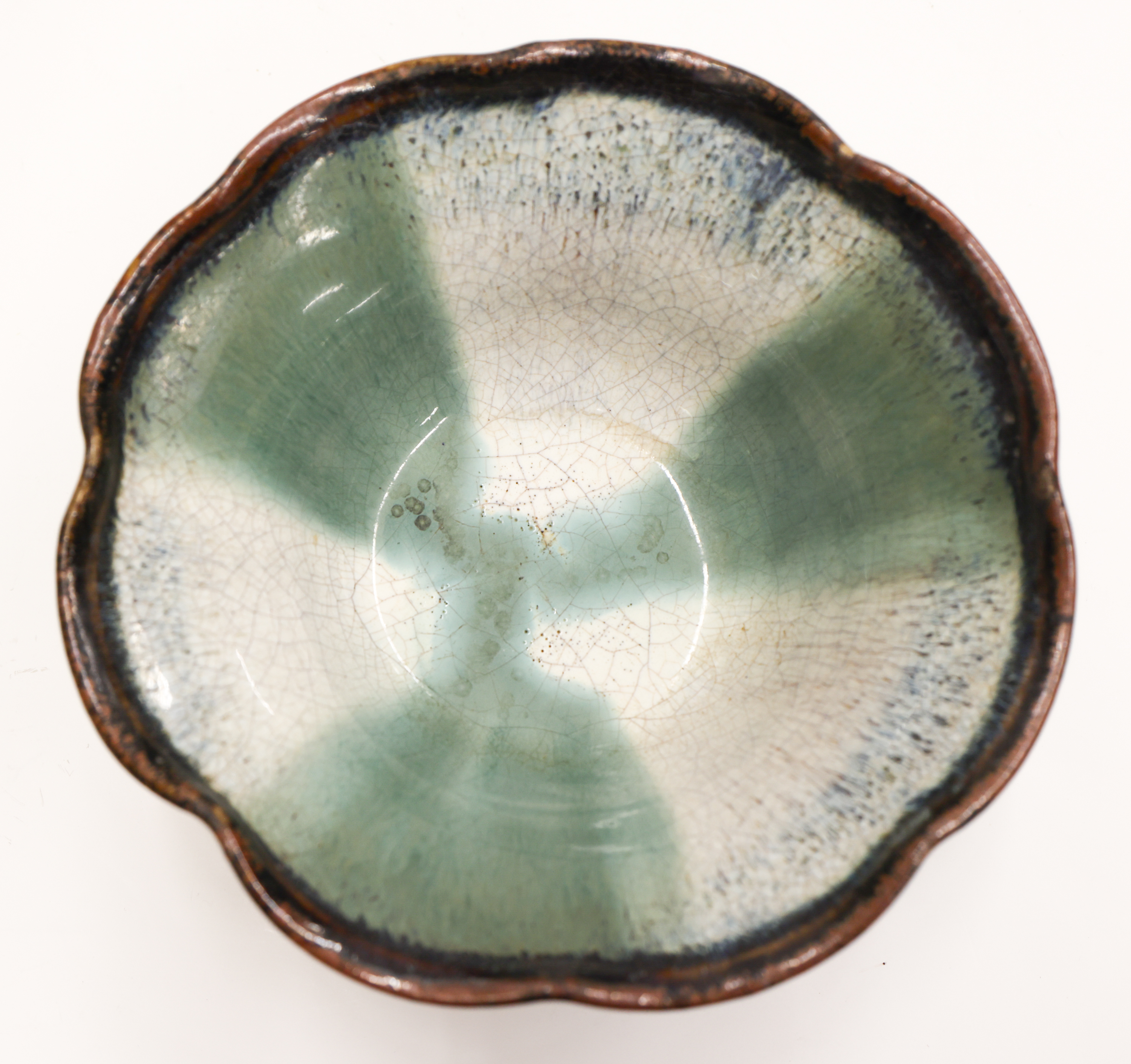Japanese Kenzan Design Ceramic Bowl
