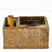 JAPANESE KIRI WOOD HIBACHI Jap