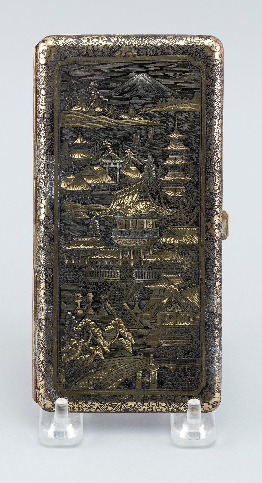 JAPANESE KOMAI GILT AND SILVER IRON