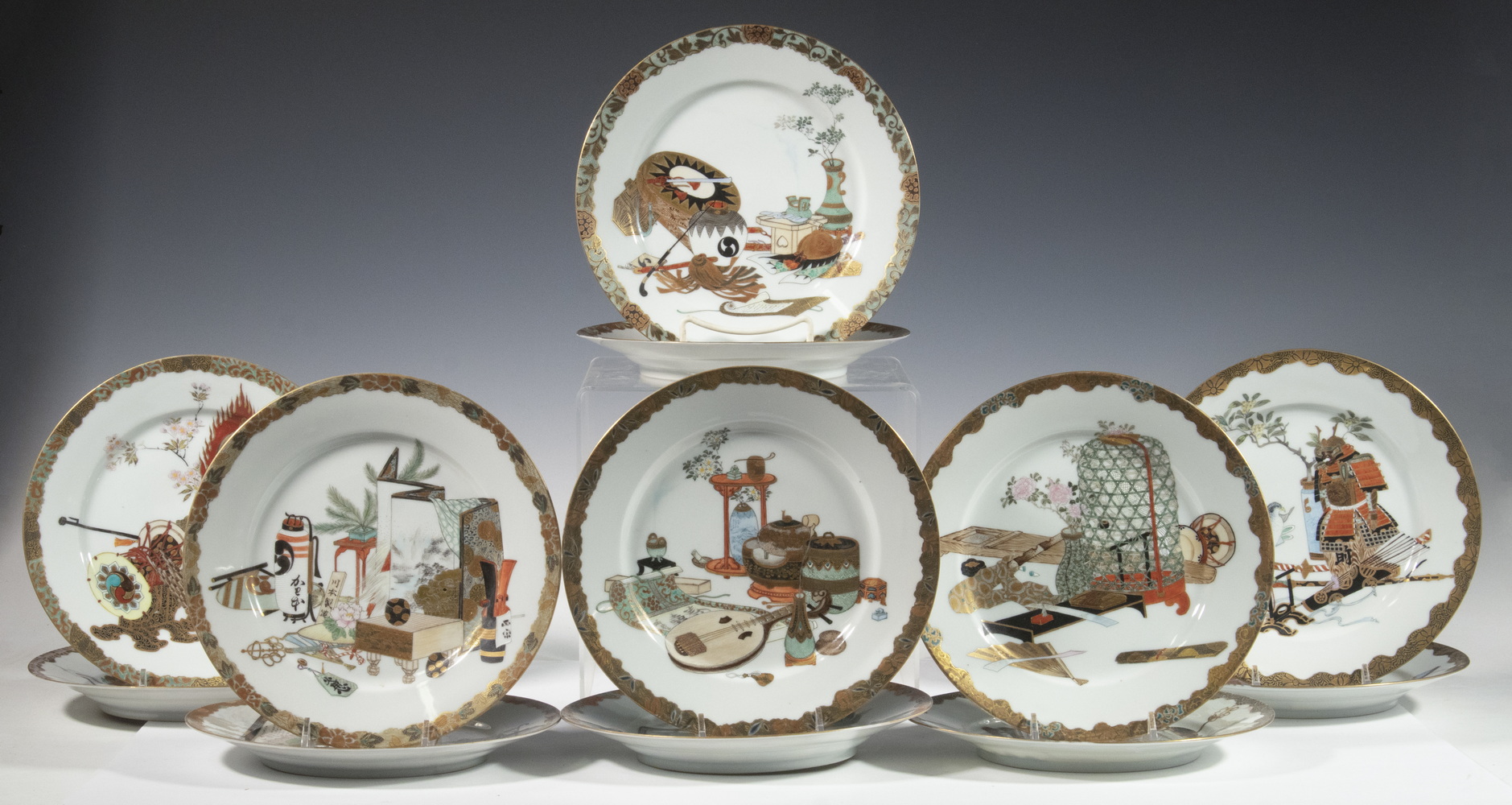 JAPANESE KUTANI PLATES BY