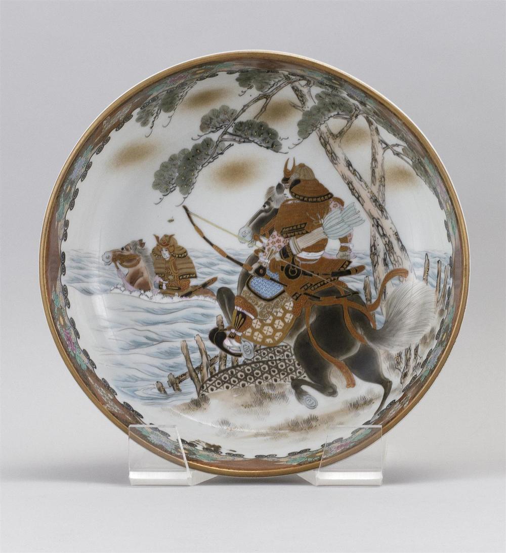 JAPANESE KUTANI PORCELAIN BOWL LATE