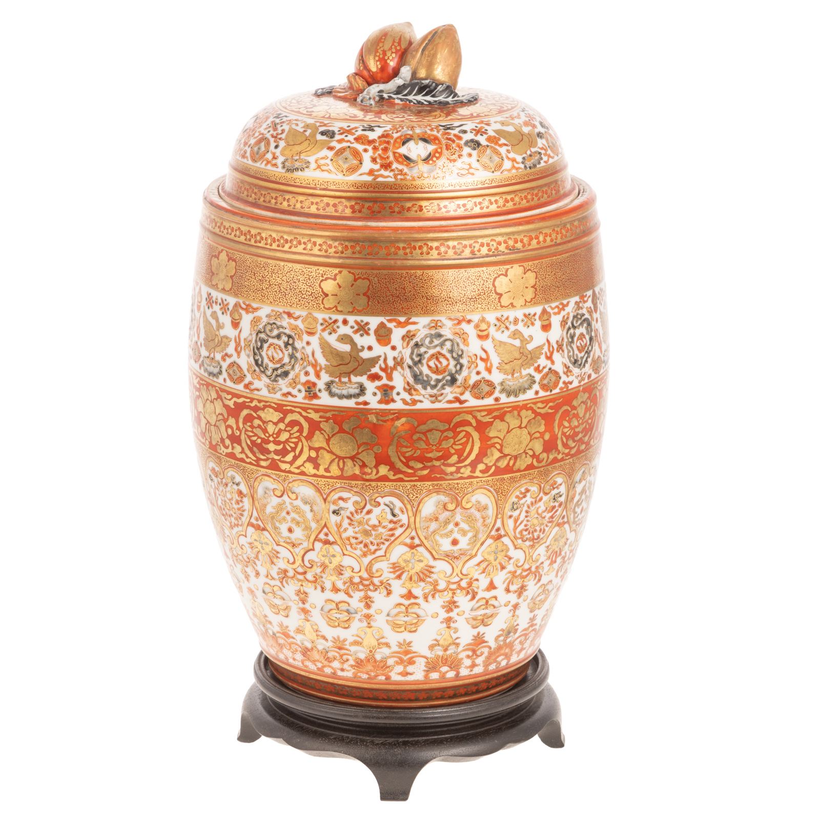 JAPANESE KUTANI PORCELAIN JAR