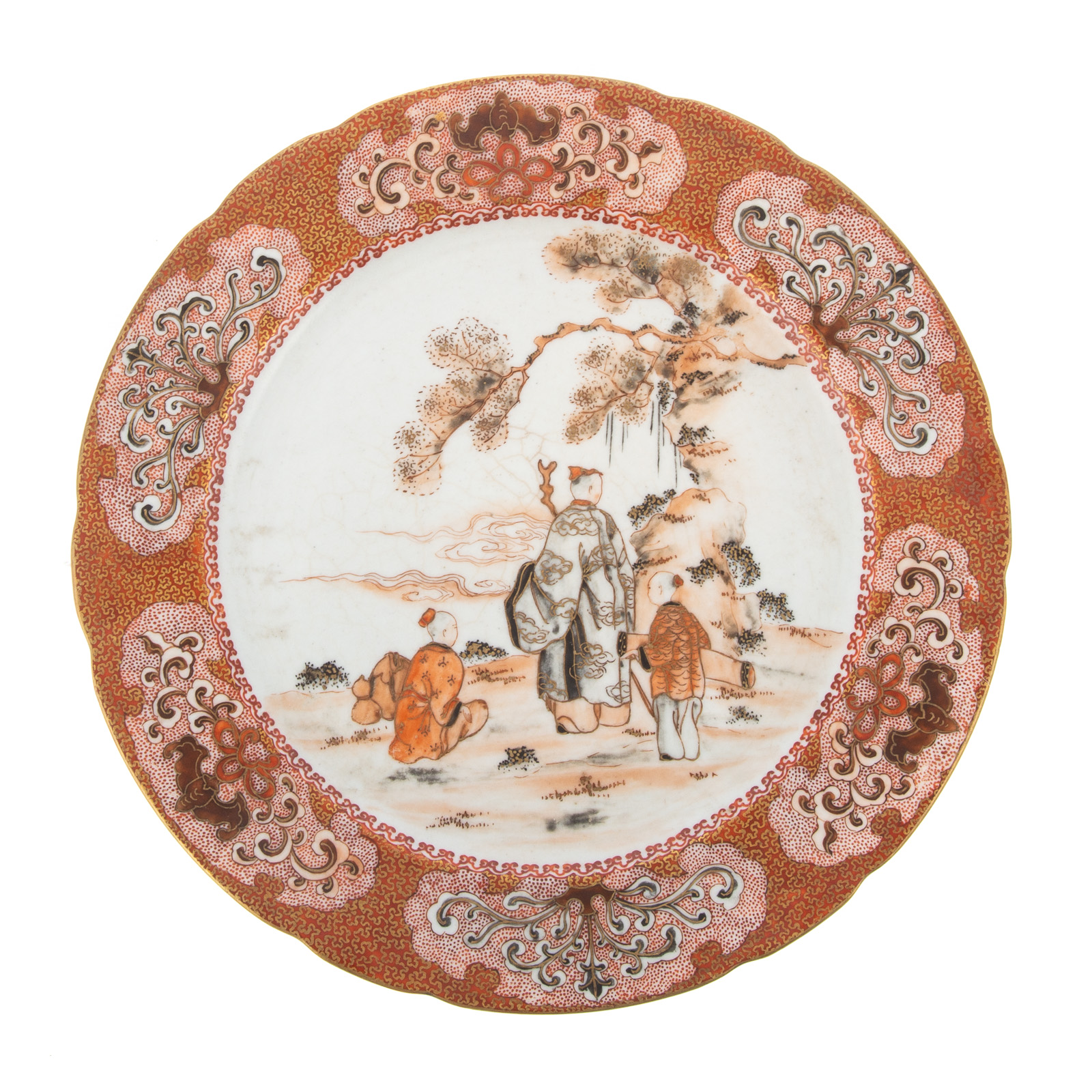 JAPANESE KUTANI PORCELAIN PLATE