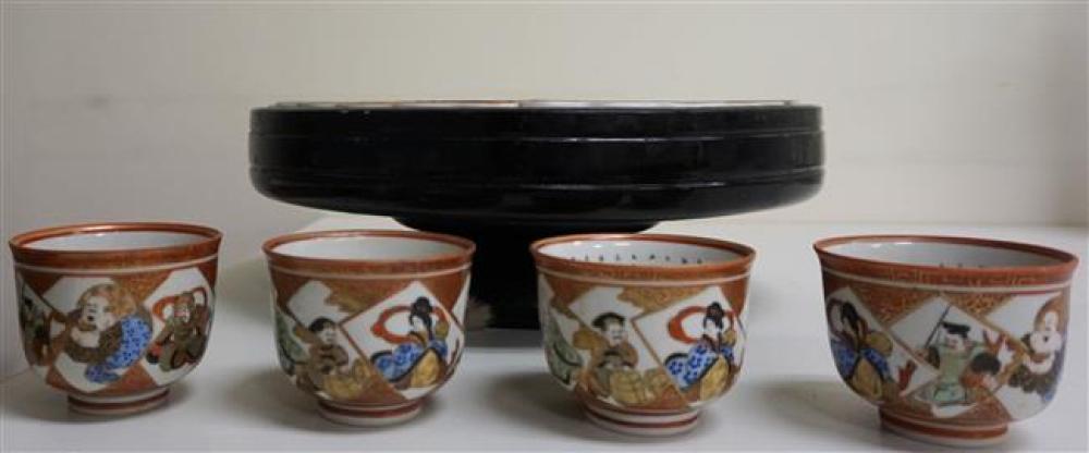 JAPANESE KUTANI SWEETMEAT SET IN