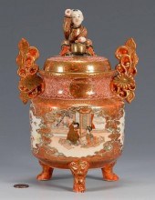 JAPANESE KUTANI TRIPOD CENSER