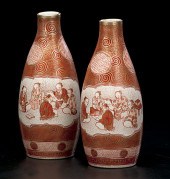 Japanese Kutani Vases Japanese