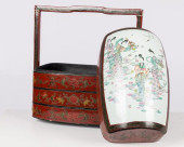 JAPANESE LACQUER AND PORCELAIN