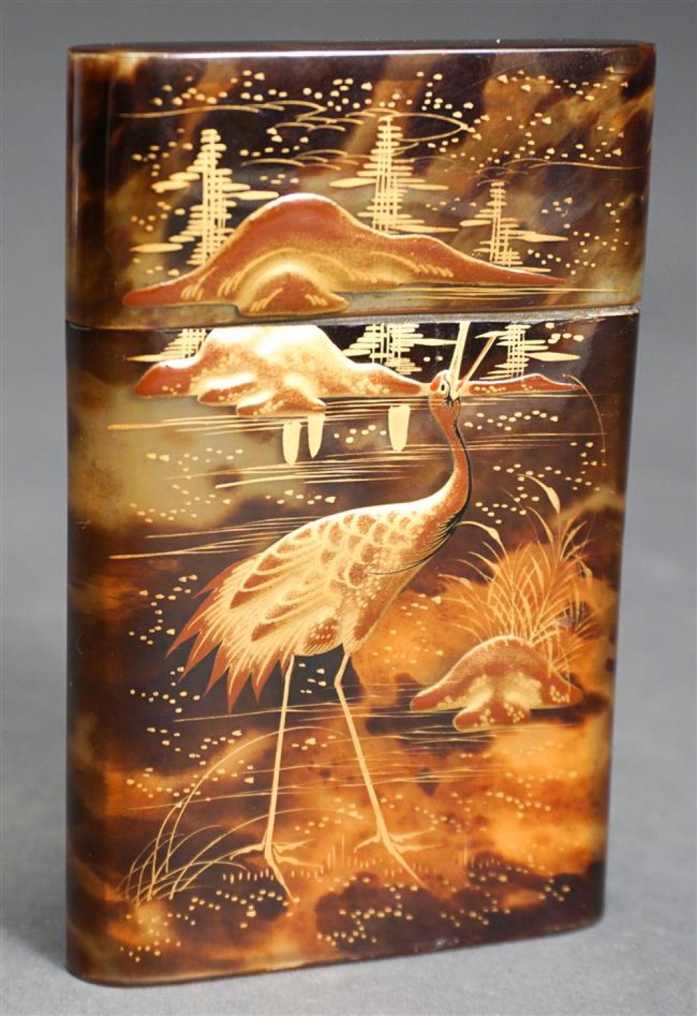 JAPANESE LACQUER CARD