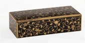 Japanese lacquer covered box m