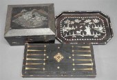 JAPANESE LACQUER HINGED JEWELR