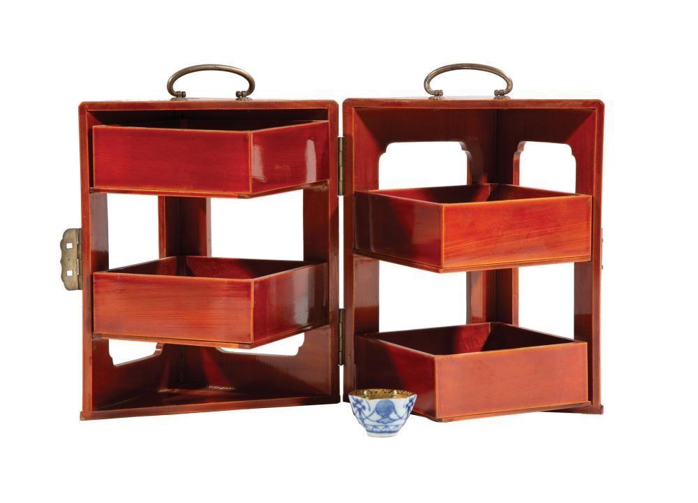 JAPANESE LACQUER PICNIC SET,