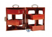JAPANESE LACQUER PICNIC SET, J