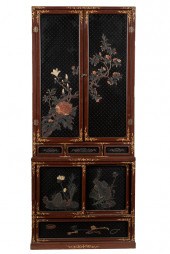 JAPANESE LACQUER SHRINE CABINE