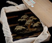 JAPANESE LACQUER SUZURIBAKO (W
