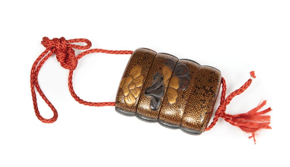 JAPANESE LACQUER THREE CASE