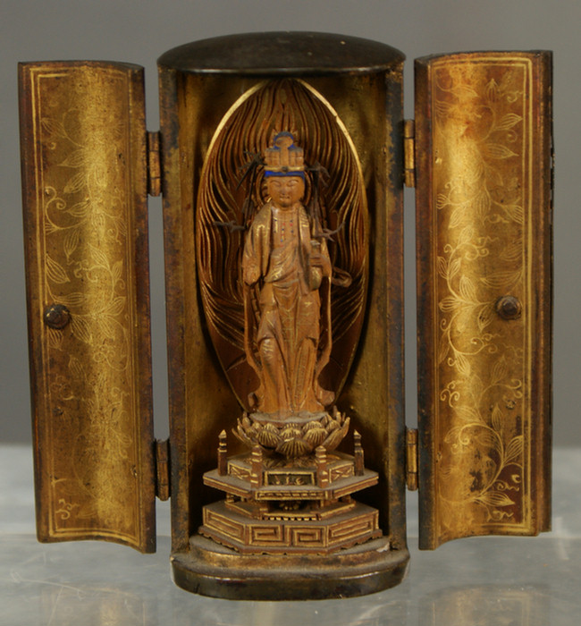 Japanese Lacquer Zushi, Kanon(?),