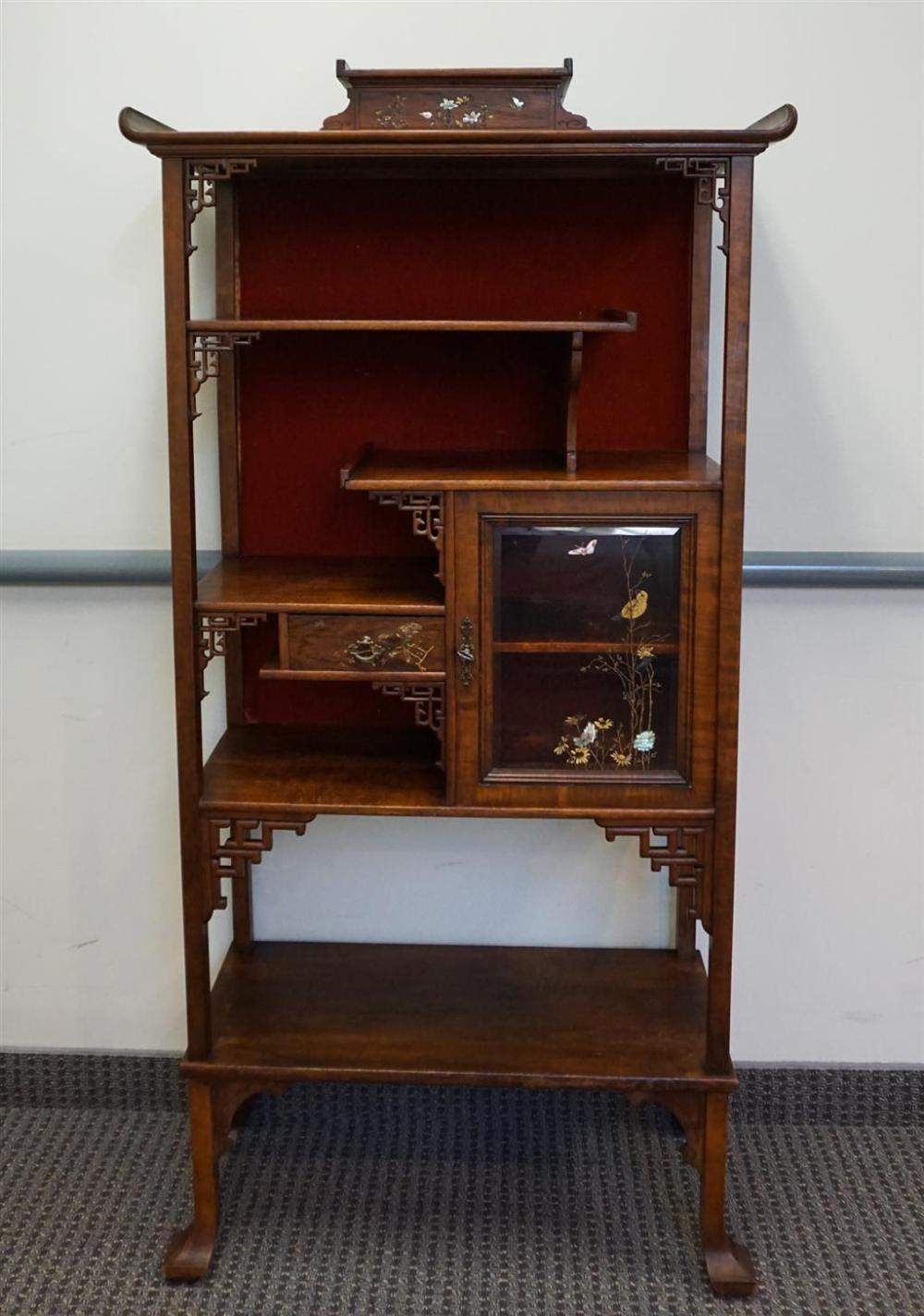 JAPANESE LACQUERED AND MOTHER OF