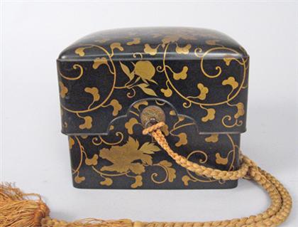 Japanese lacquered box    edo