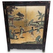 JAPANESE LACQUERED CABINETDESC