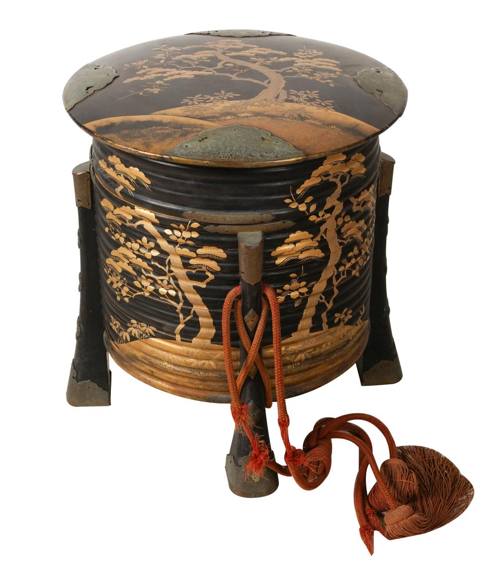 JAPANESE LACQUERED COVERED