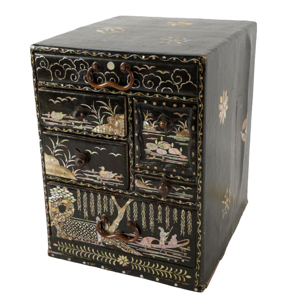 JAPANESE LACQUERED JEWELRY