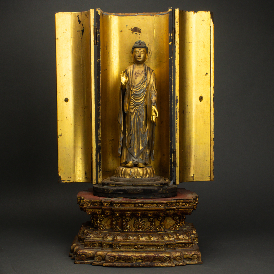 JAPANESE LACQUERED SHRINE