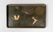 JAPANESE LACQUERED TRAYA  Japa