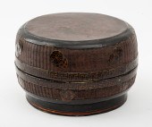 JAPANESE LACQUERED WOVEN LIDDE