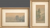 JAPANESE LANDSCAPE WATERCOLOR