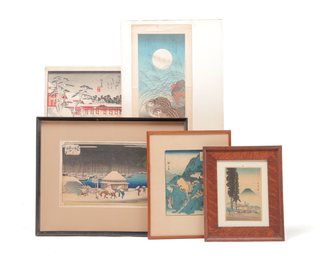 JAPANESE LANDSCAPE WOODBLOCK