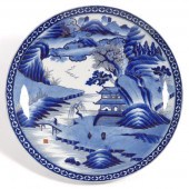 JAPANESE LARGE PORCELAIN BLUE