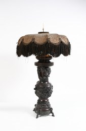 JAPANESE LATE MEIJI BRONZE DRA