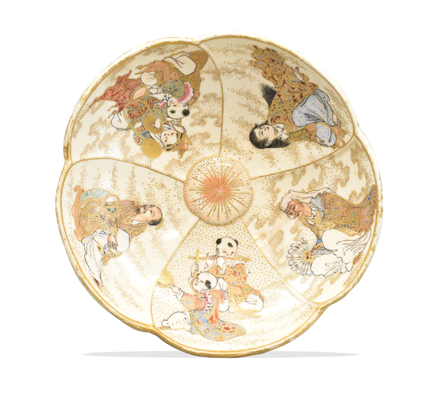 JAPANESE LOBBED SATSUMA BOWL